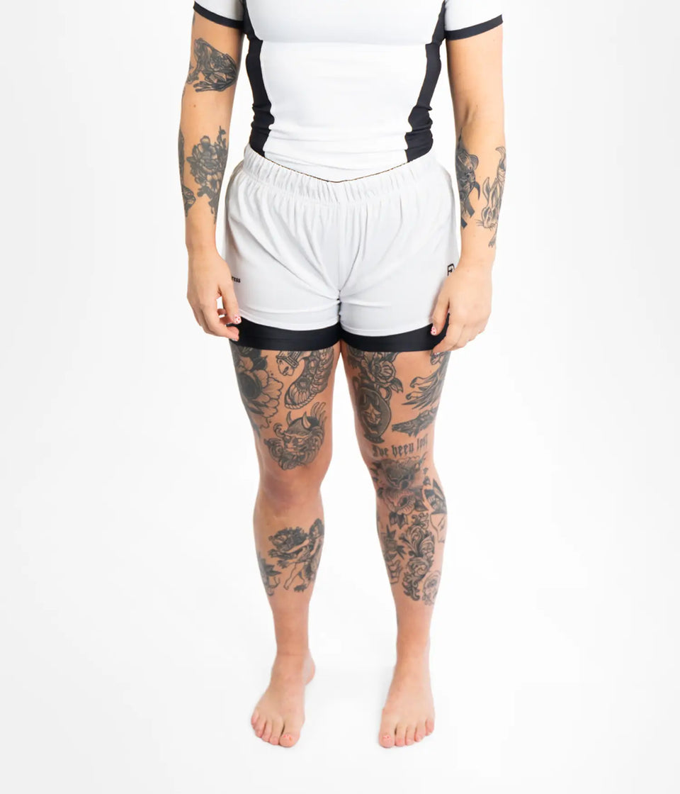 Women's Academy + White Hybrid Shorts Shorts XS