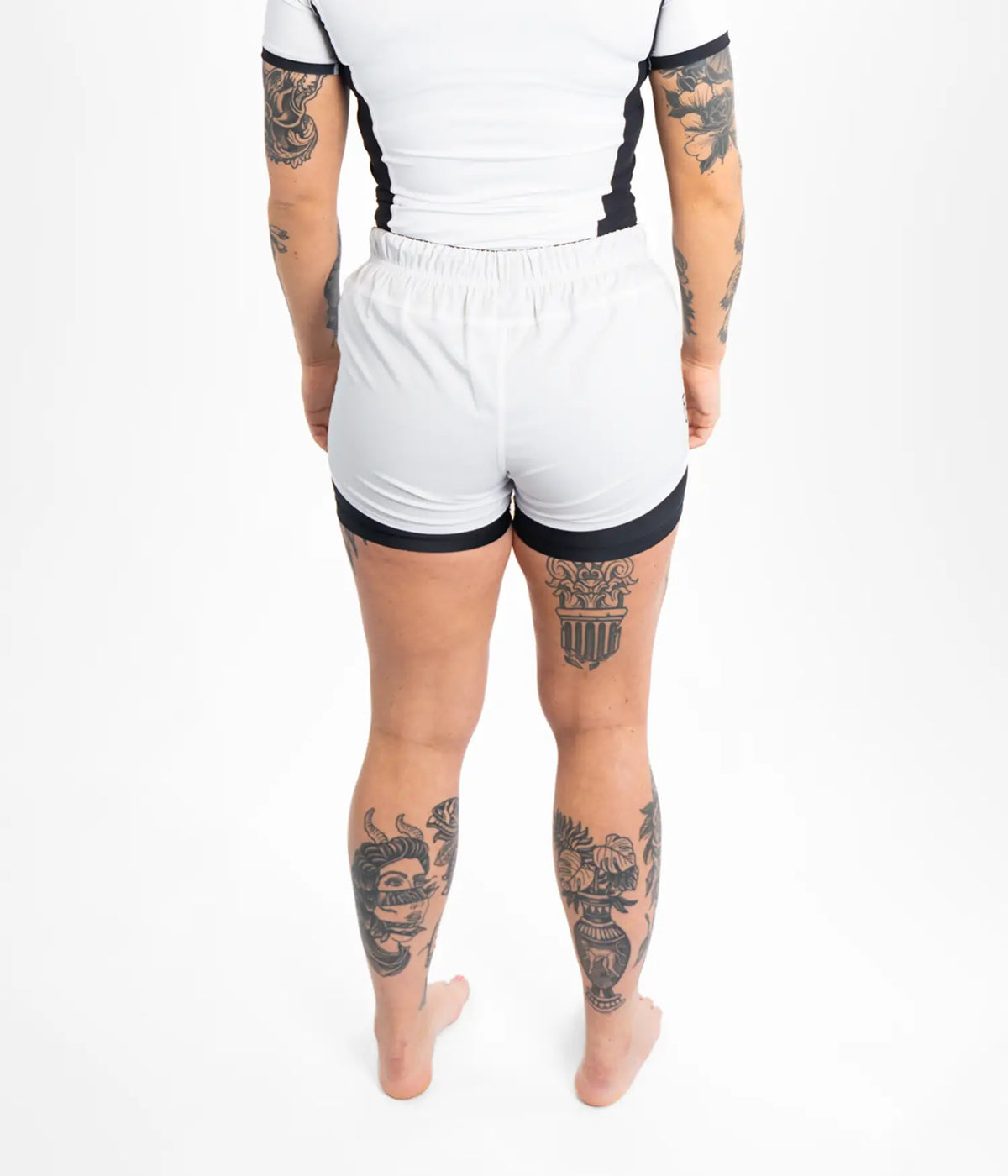 Women's Academy + White Hybrid Shorts Shorts