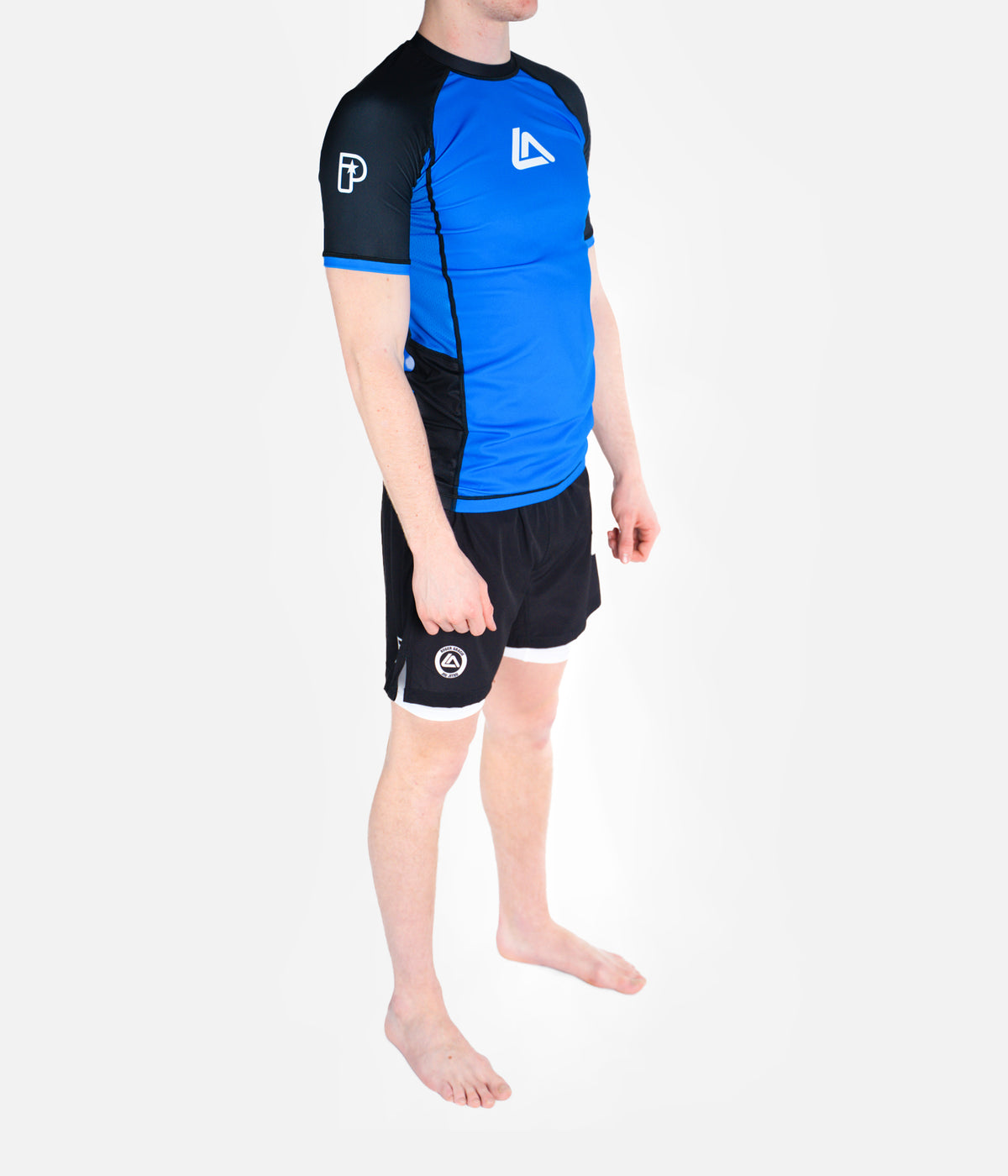 RGA Ranked Rashguard - Blue Rashguard XS
