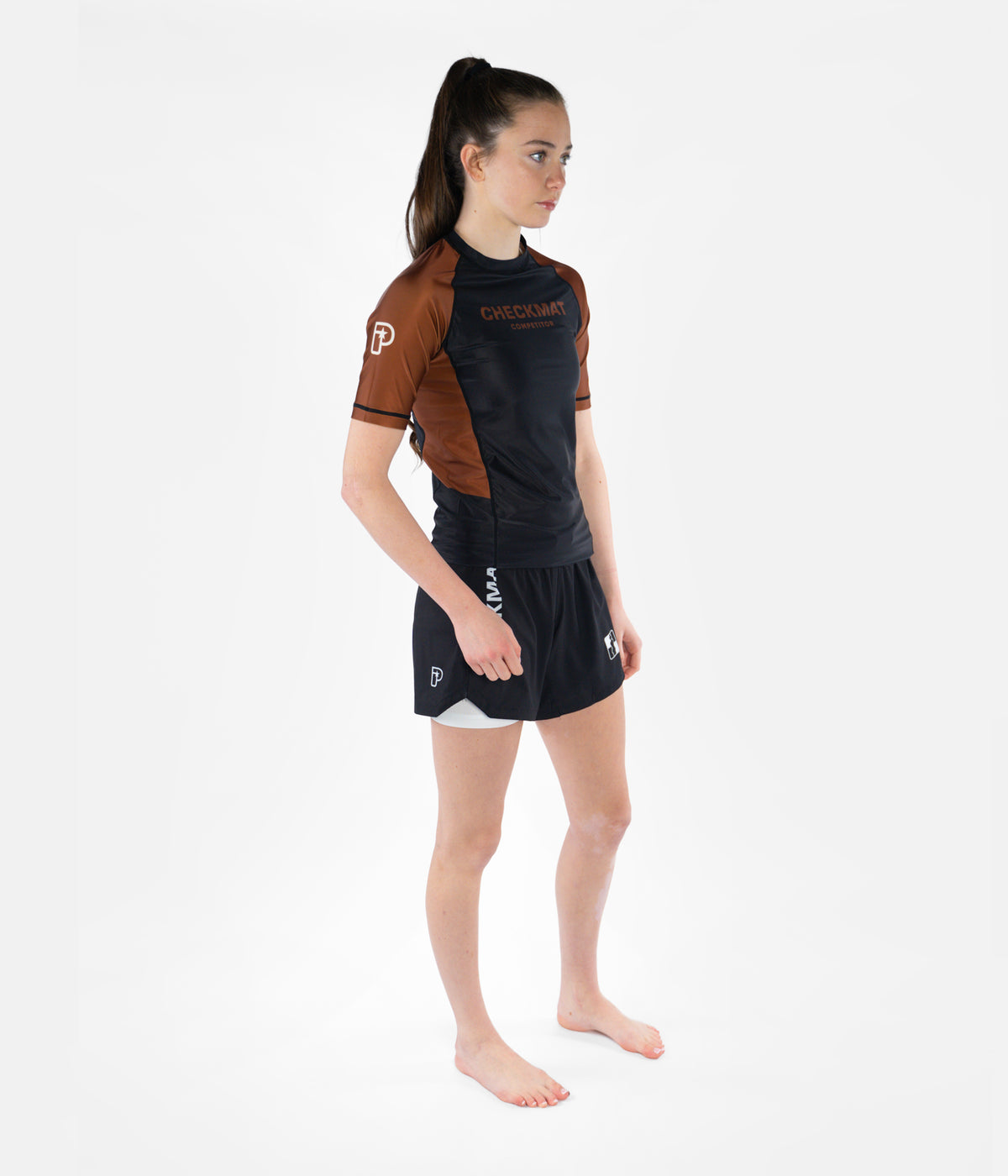 Checkmat Ranked Rashguard - Brown Rashguard