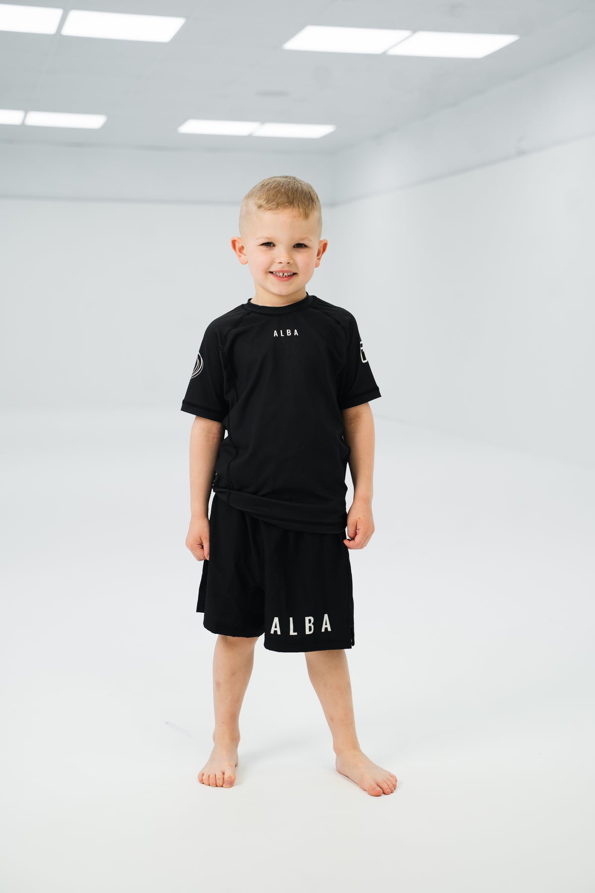 A L B A Kids Club Rashguard - Black Rashguard