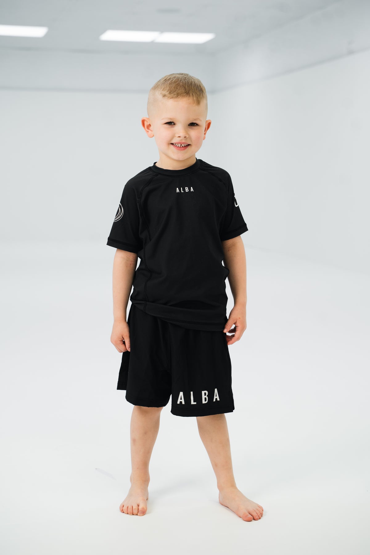 A L B A Kids Club Rashguard - Black Rashguard