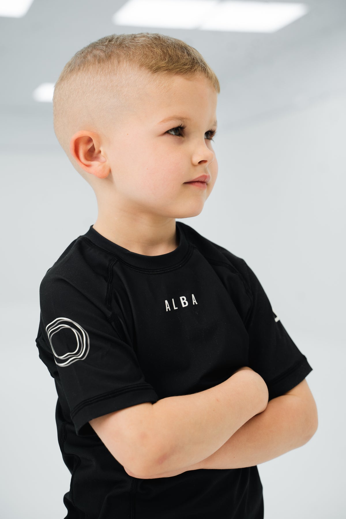 A L B A Kids Club Rashguard - Black Rashguard
