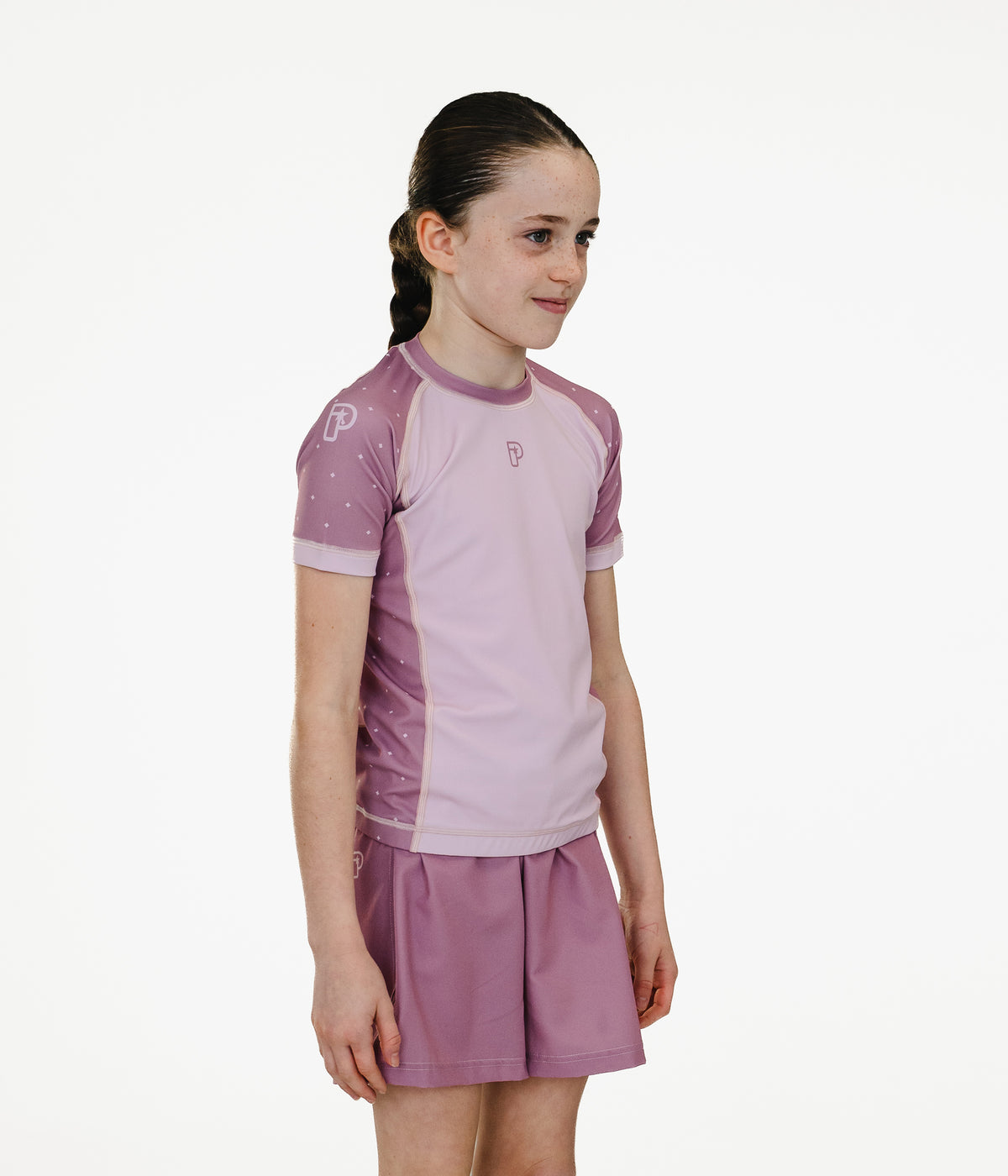 Kids Academy + Baby Pink Rashguard Rashguard