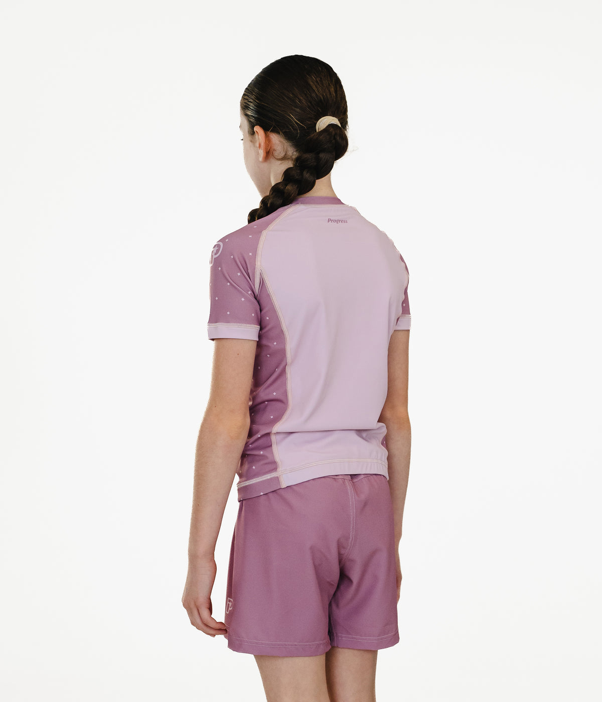 Kids Academy + Baby Pink Rashguard Rashguard