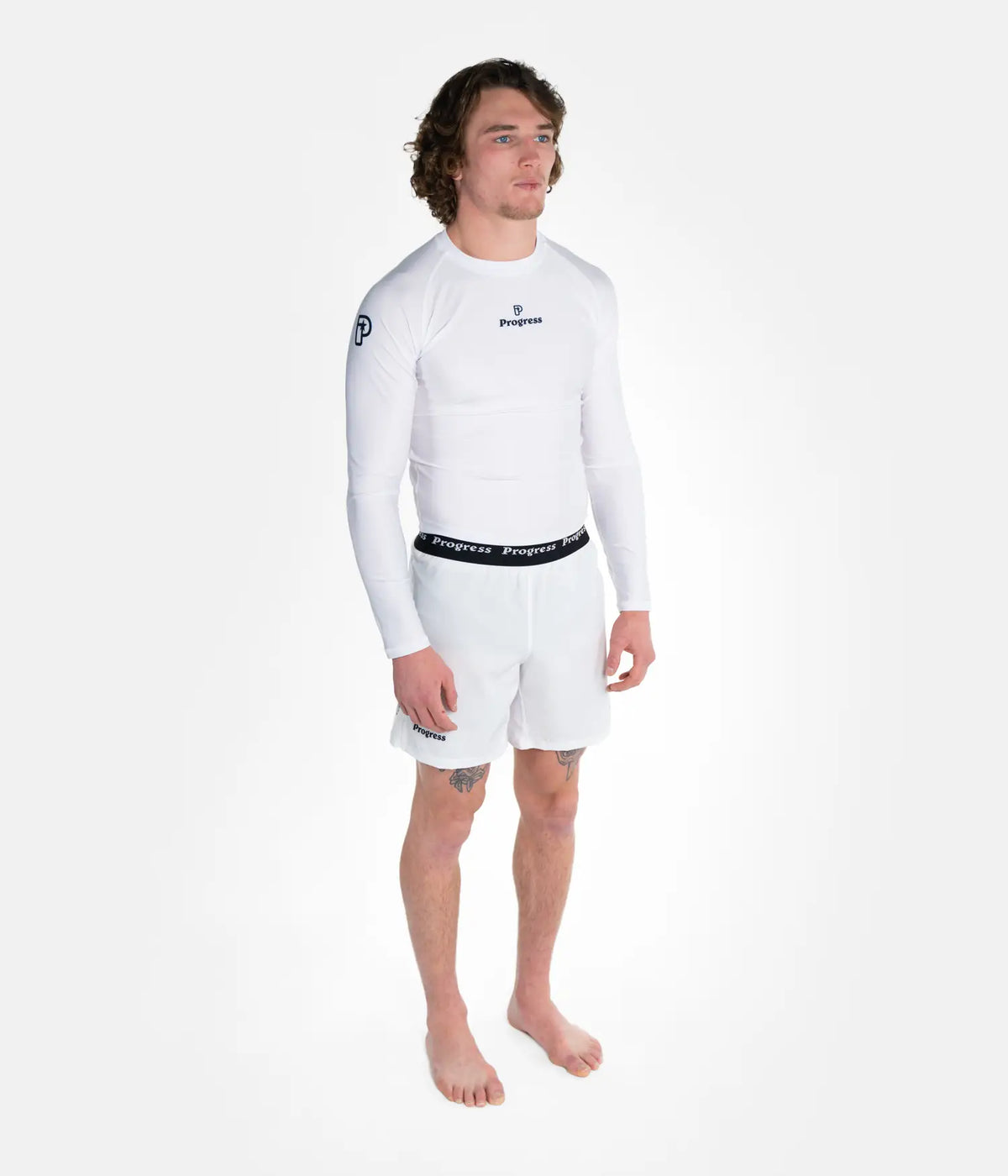 Academy Rashguard Longsleeve - White Rashguard