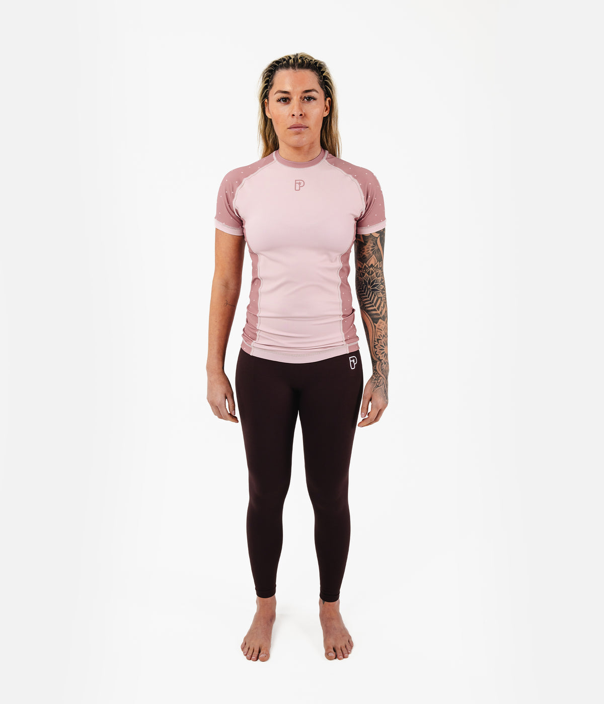 Women's Academy + Baby Pink Rashguard Rashguard XS