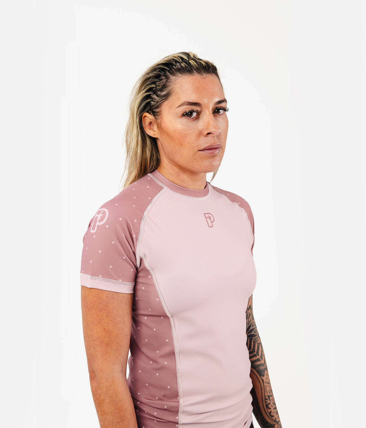 Women's Academy + Baby Pink Rashguard Rashguard