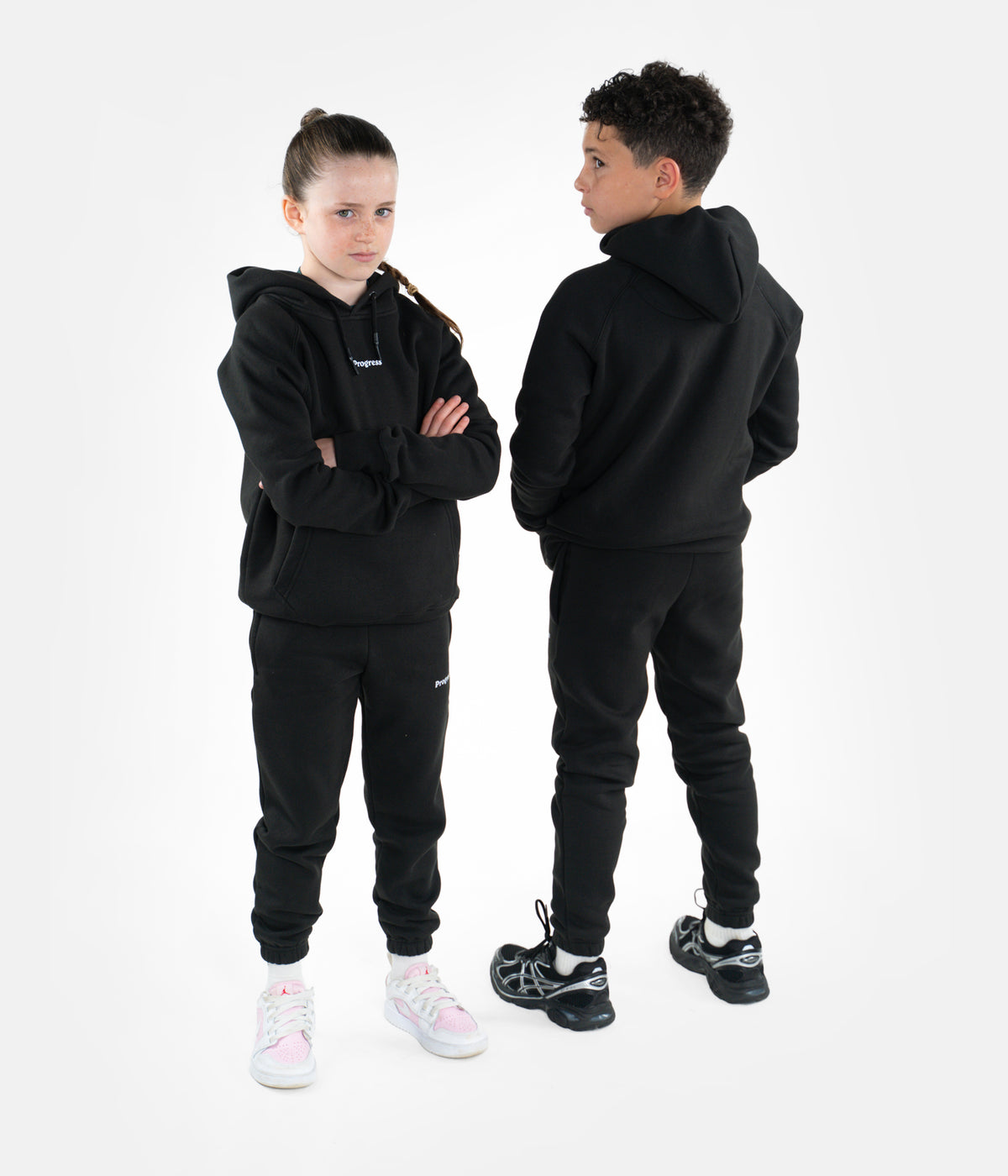 Kids Progress Joggers - Black Joggers