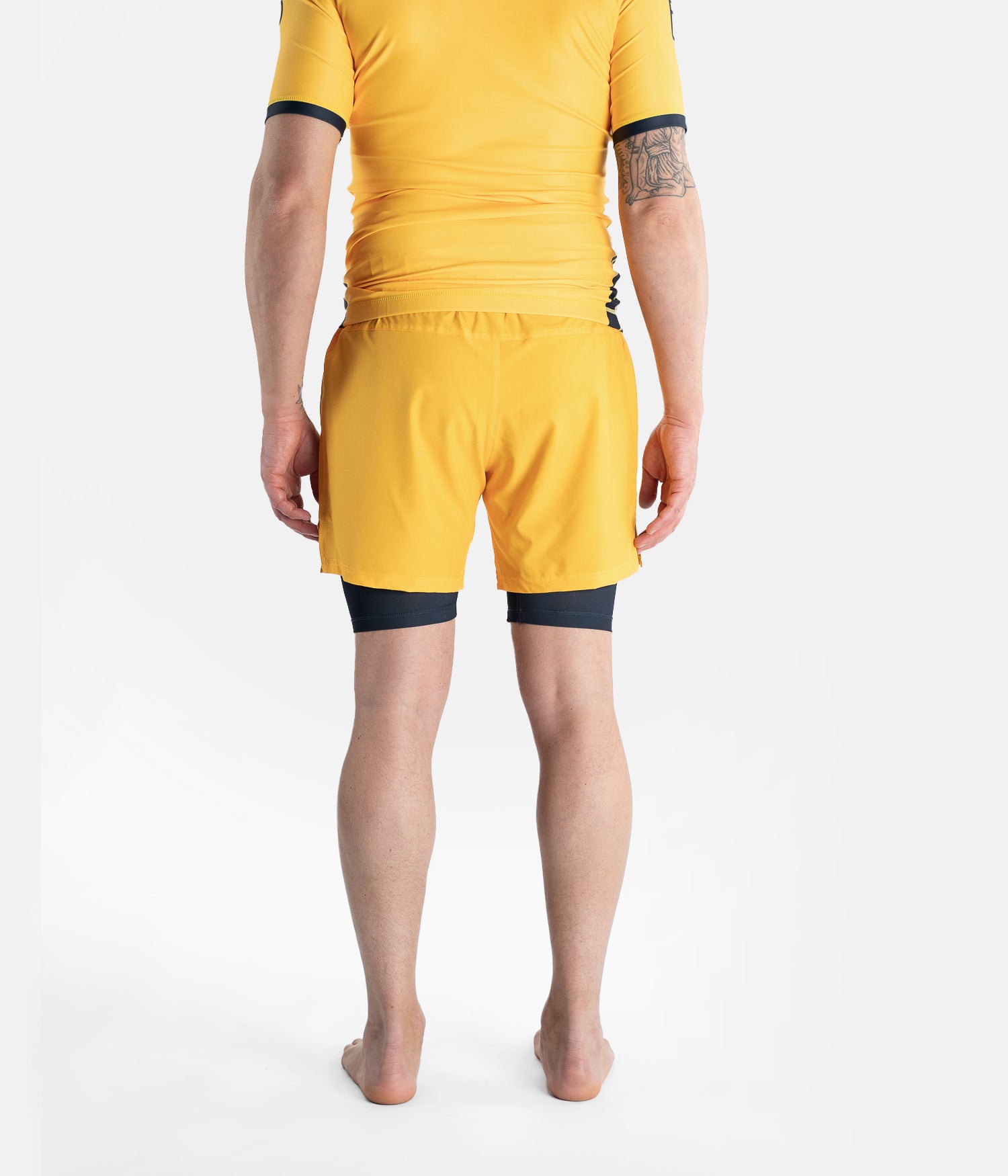 Academy + Yellow Hybrid Shorts