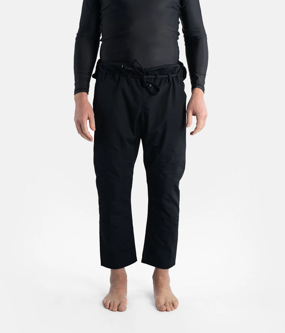 Plain Ripstop Gi Pants Pants A0 Black