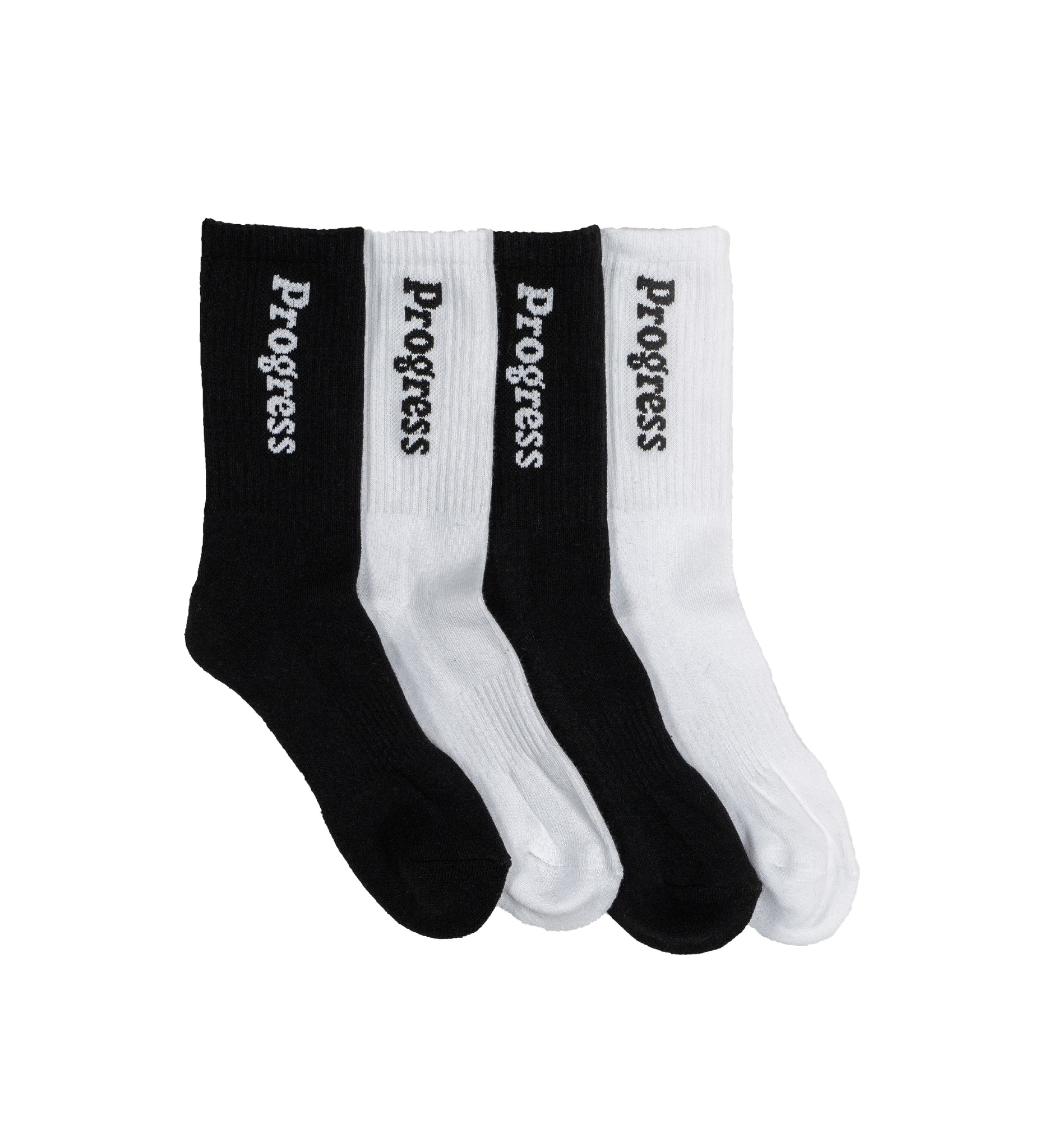 Progress PRO Socks - White & Black