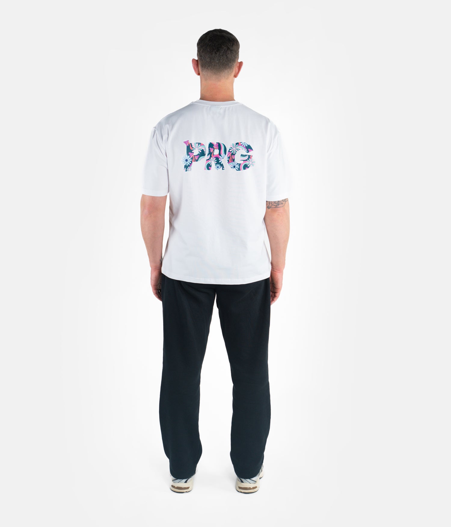 PRG Psychedelic Oversized Tee - White T-Shirt