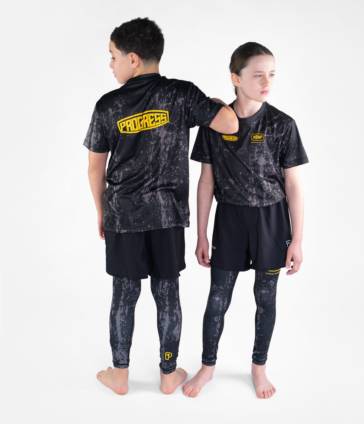 Kids Balance Series Ink Rolling Tee - Black Rolling Tee