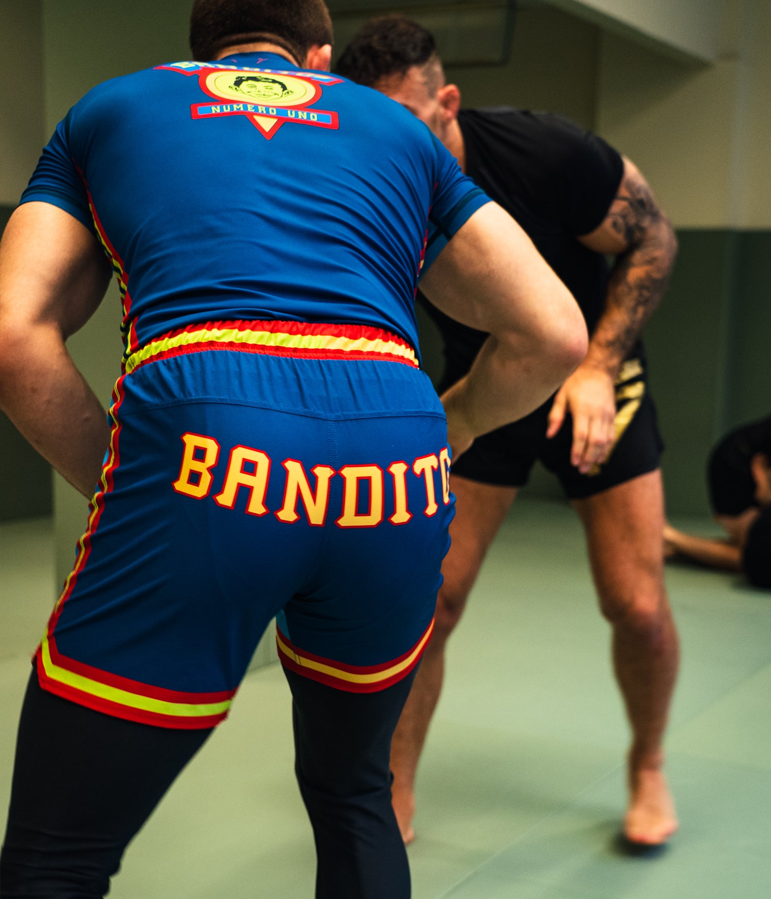 Los Banditos Numero Uno Board Shorts - Blue Shorts