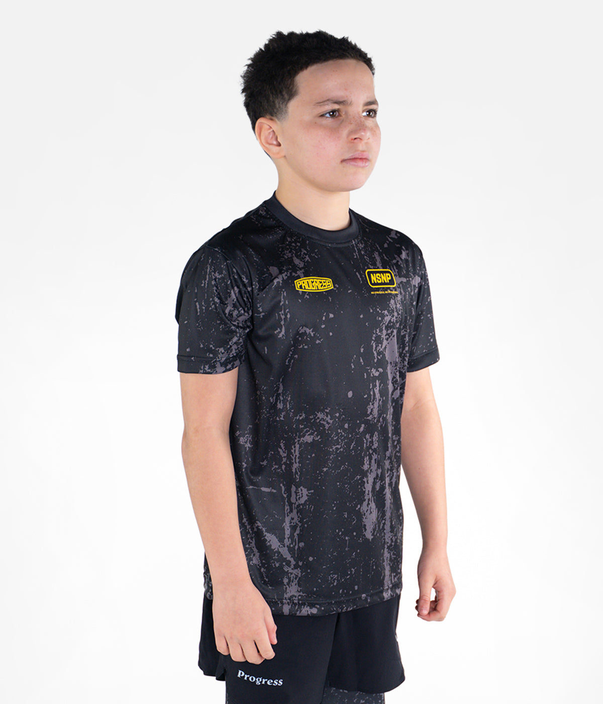 Kids Balance Series Ink Rolling Tee - Black Rolling Tee XS