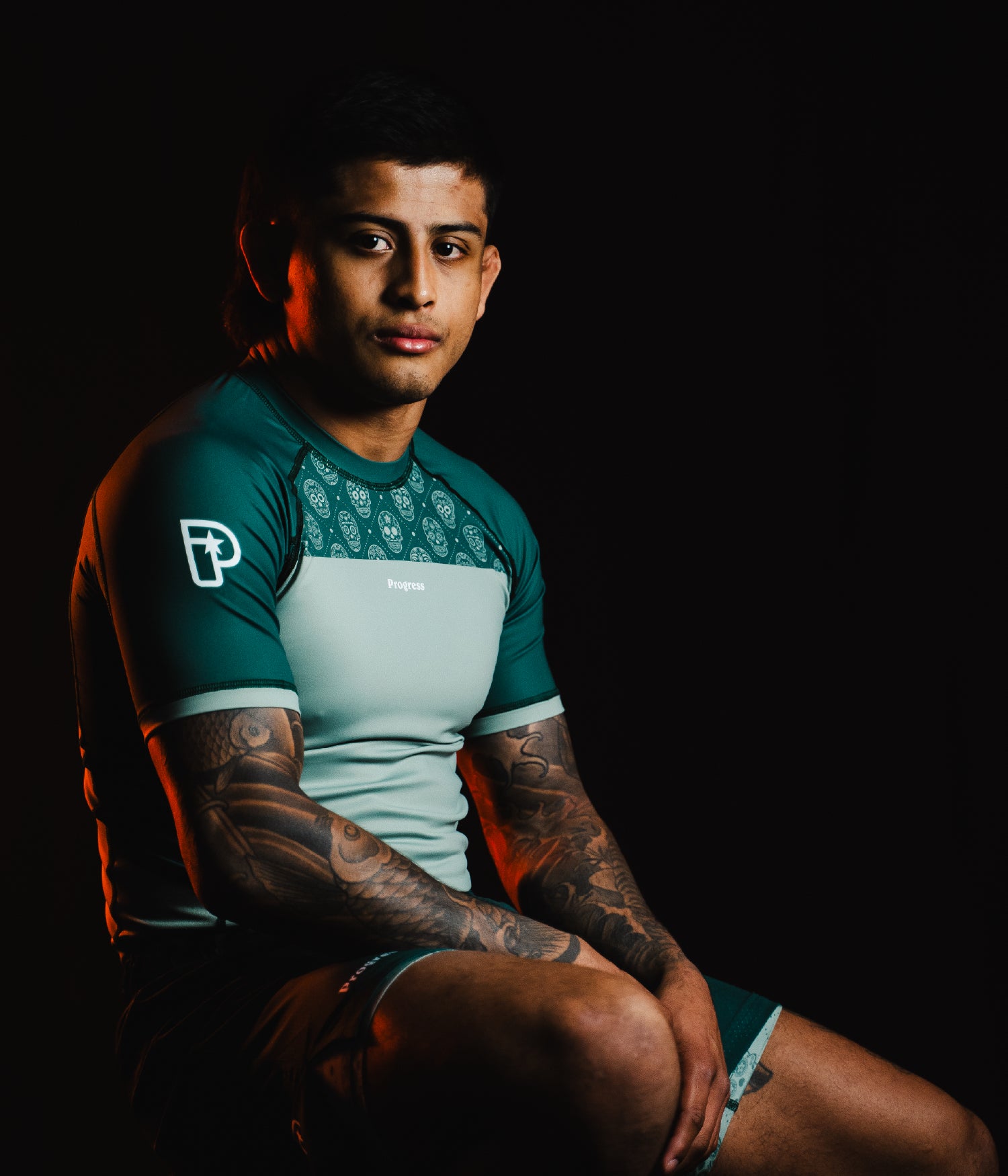 Calavera Rashguard - Olive Rashguard