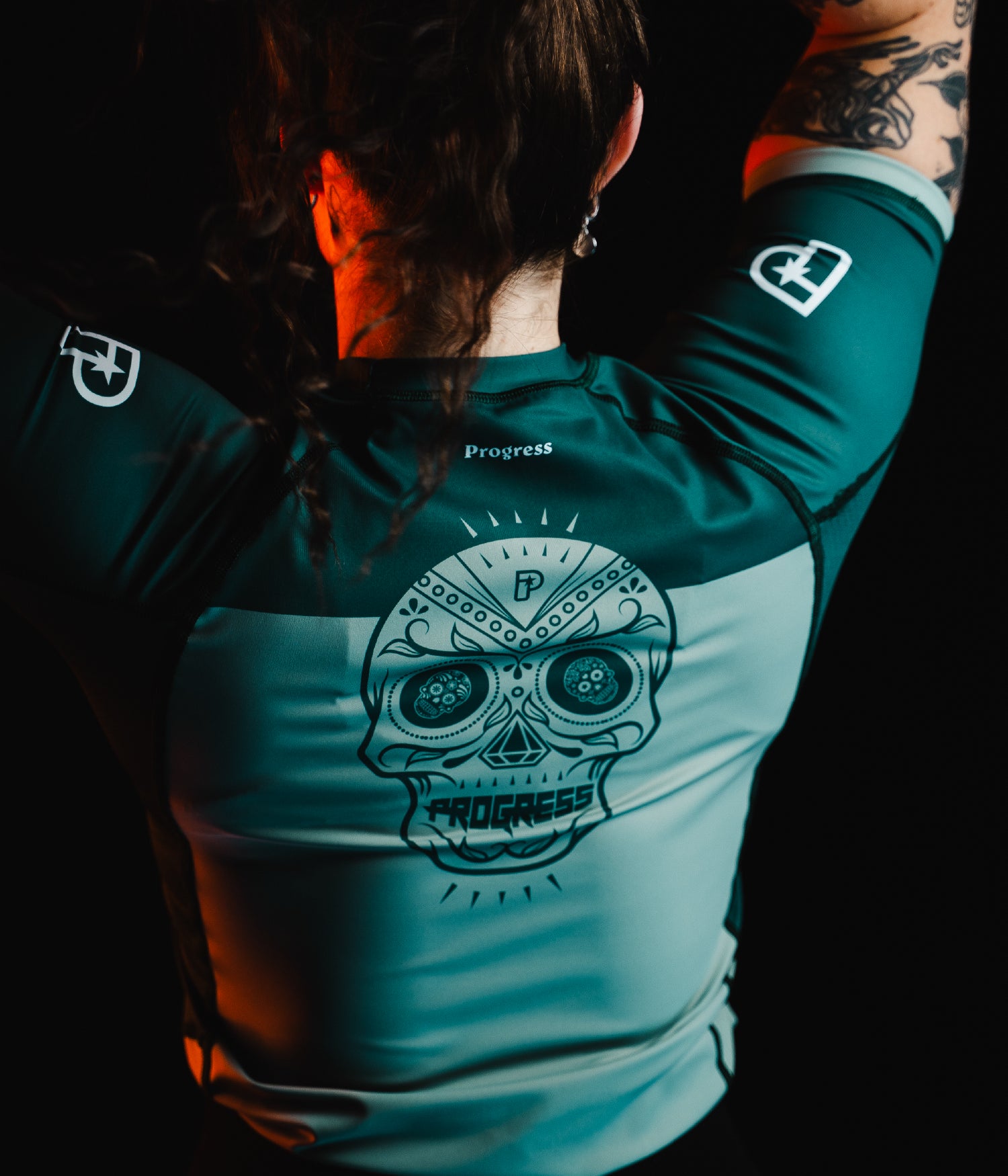 Calavera Rashguard - Olive Rashguard