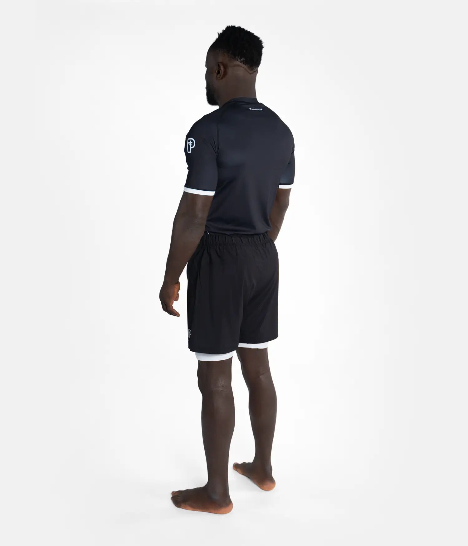 Academy + Rashguard - Black/White Rashguard