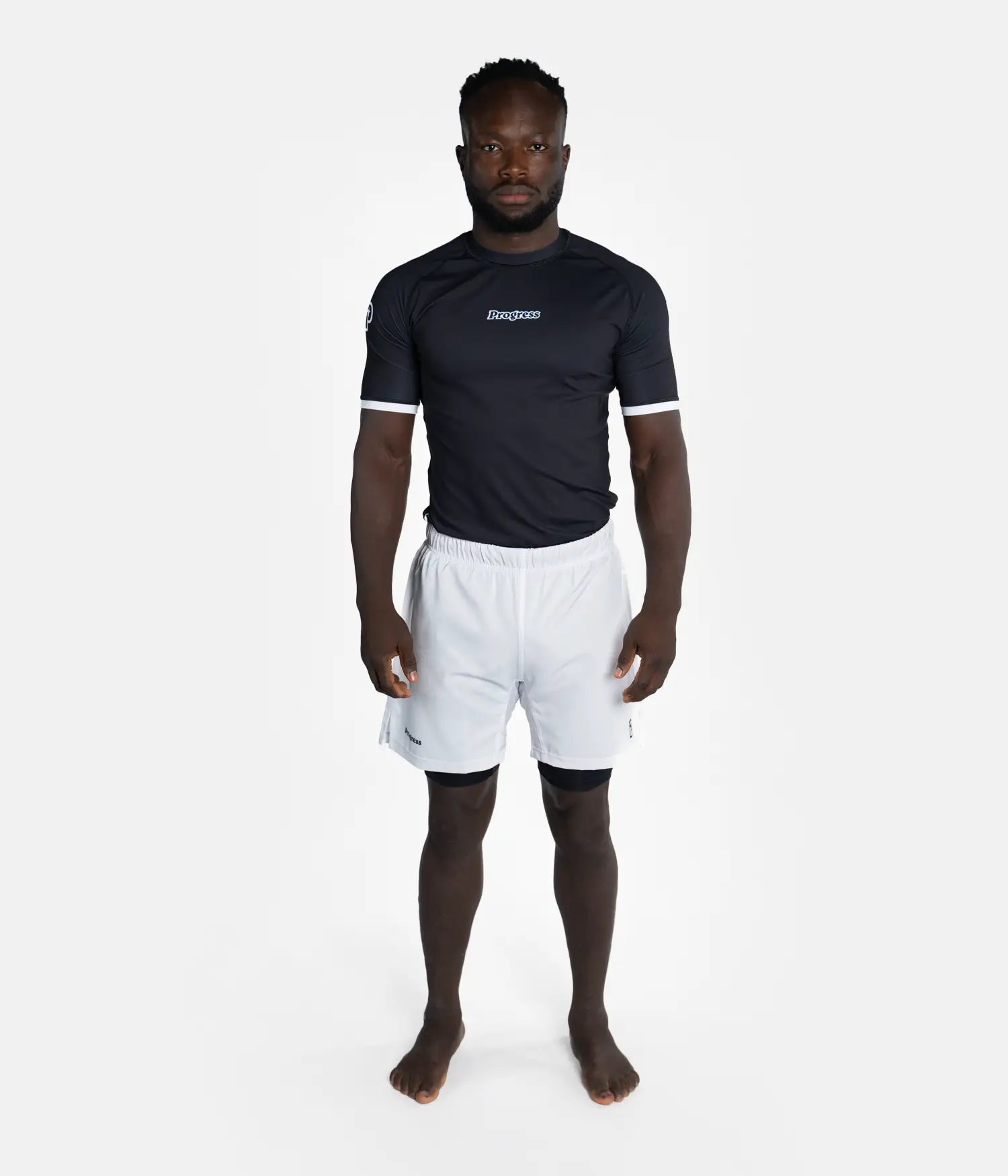 Academy + Rashguard - Black/White Rashguard