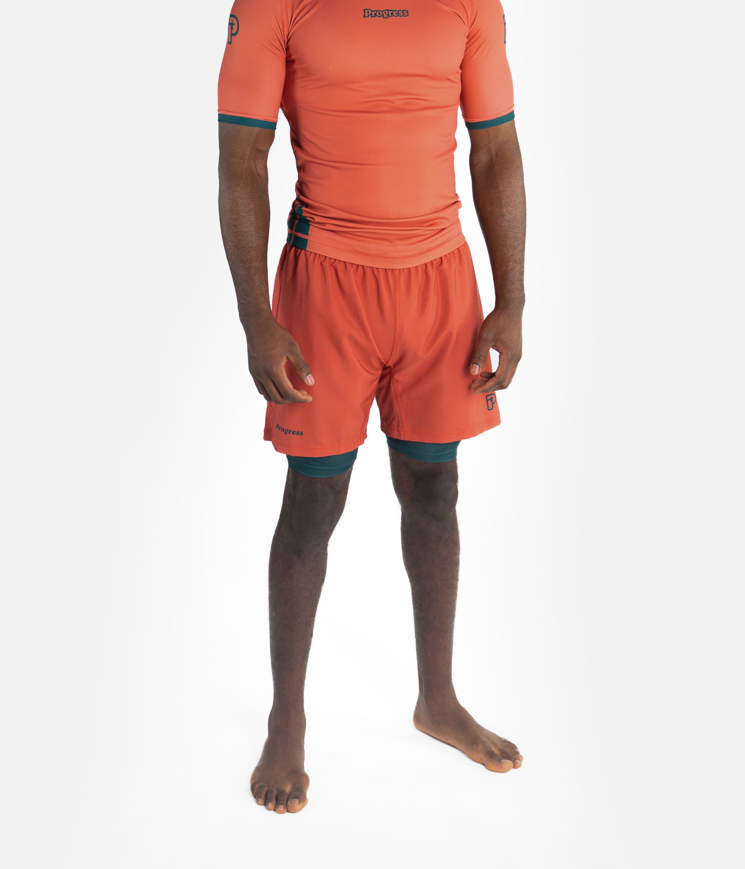 Academy + Peach Sunset Hybrid Shorts Shorts