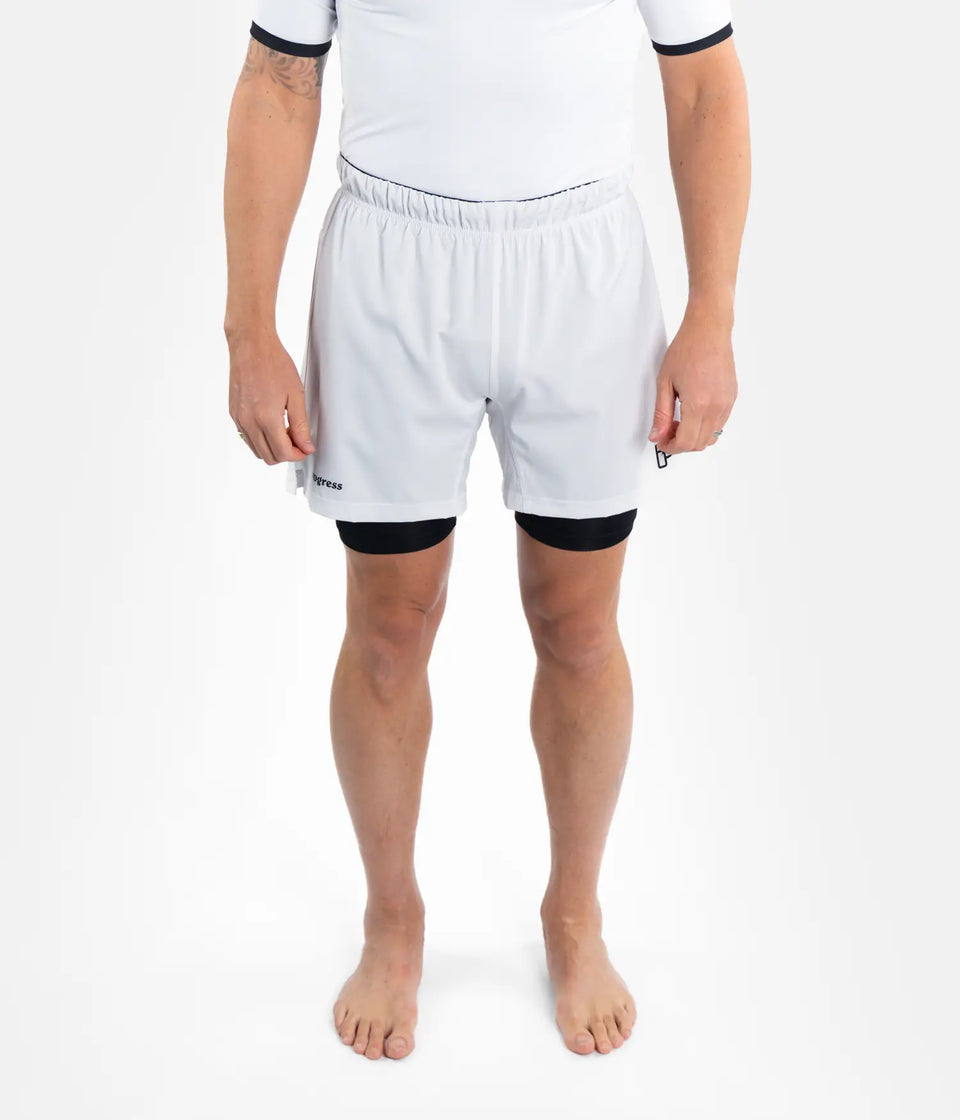 Academy + White Hybrid Shorts Shorts XS