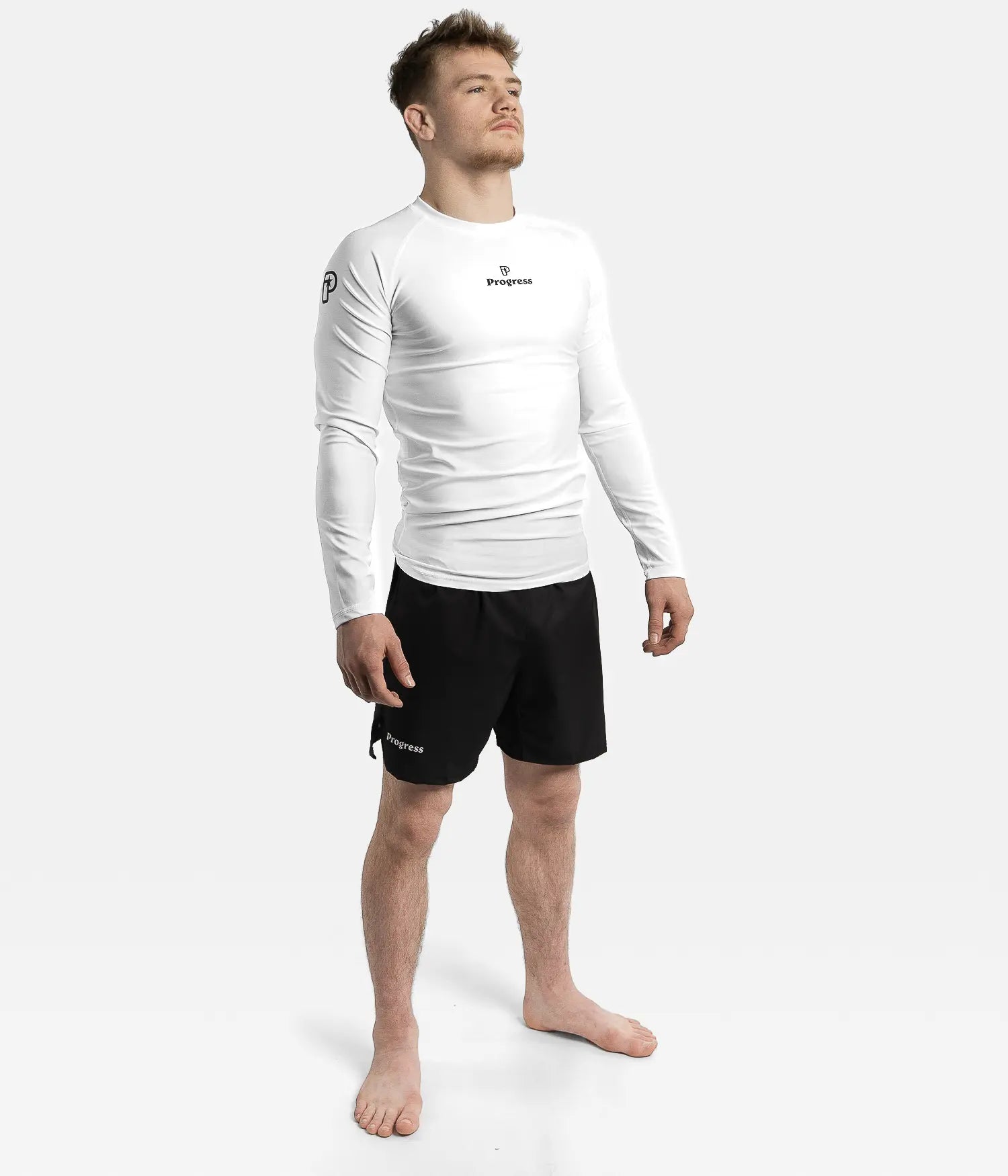 Academy Rashguard Longsleeve - White Rashguard