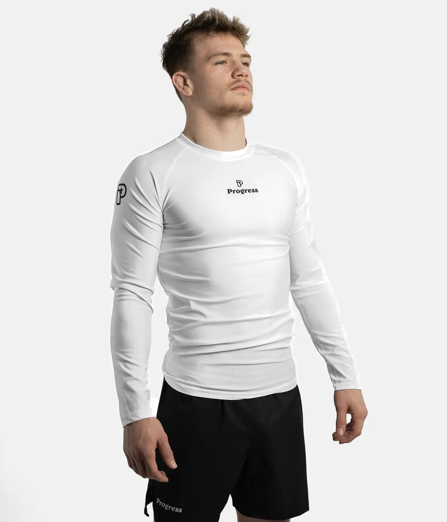 Academy Rashguard Longsleeve - White Rashguard