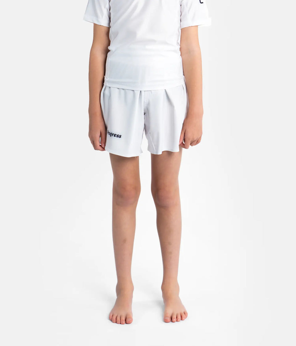 Kids Academy Shorts - White Shorts XS