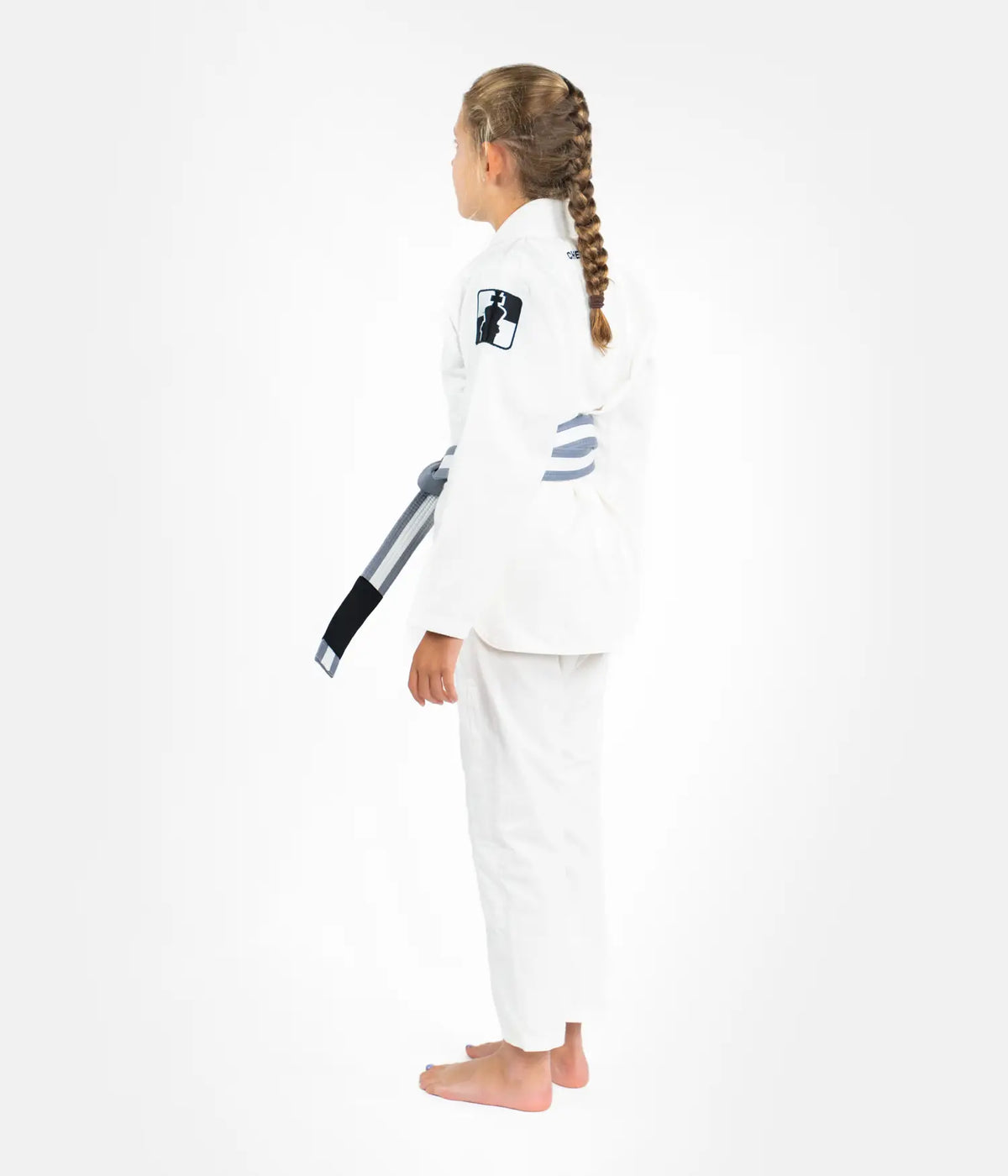 Kids Checkmat Official Gi - White Kimono