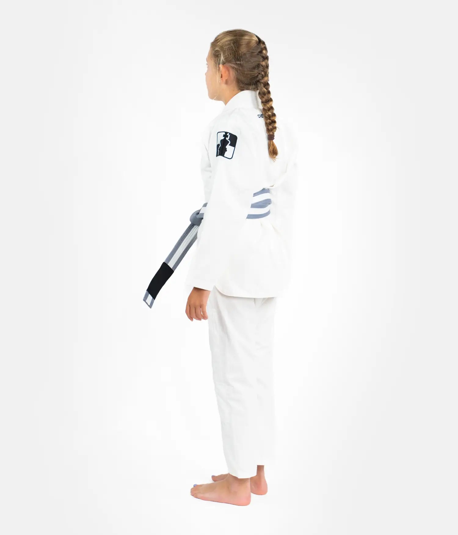 Kids Checkmat Official Gi - White Kimono