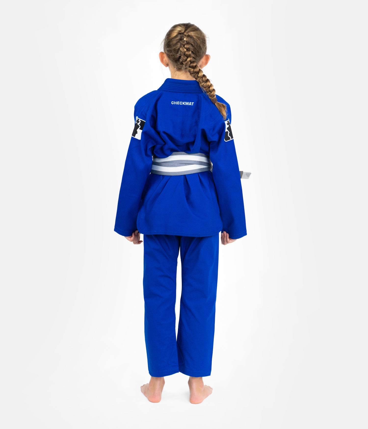 Kids Checkmat Official Gi - Blue Kimono