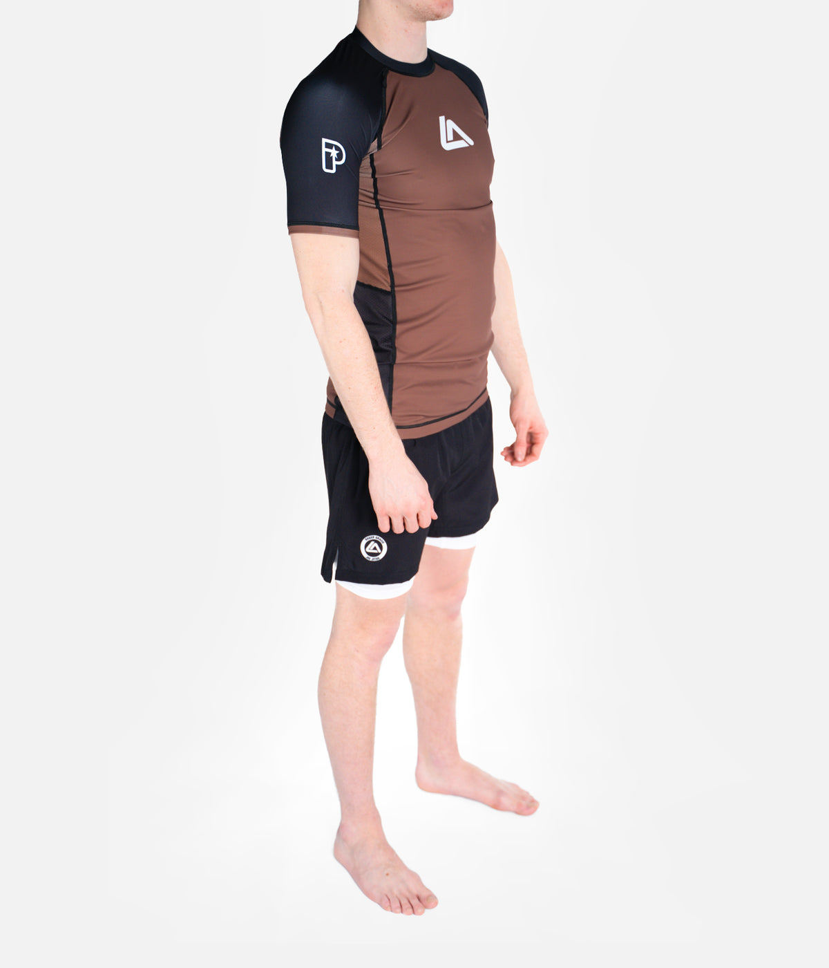 RGA Rashguard - Brown Rashguard XS