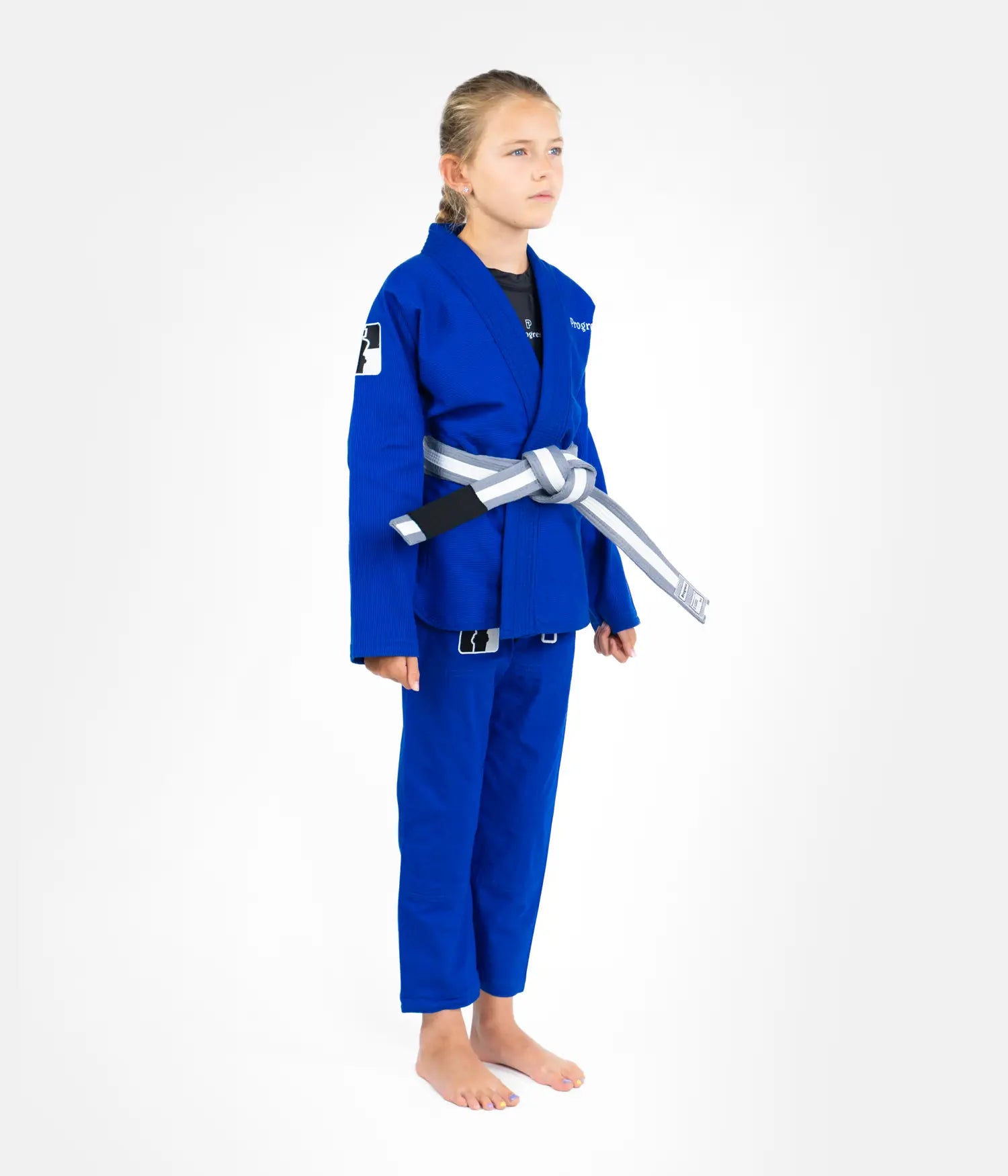 Kids Checkmat Official Gi - Blue Kimono