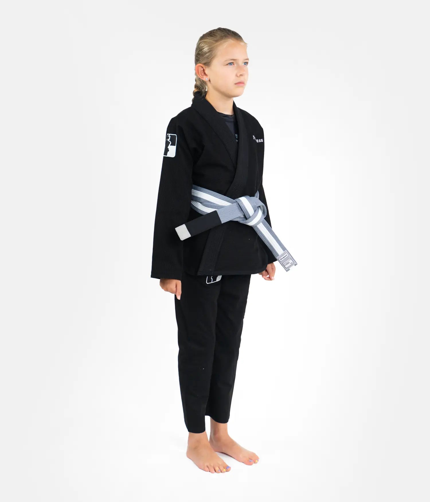 Kids Checkmat Official Gi - Black Kimono