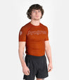 Classico Burnt Orange Rashguard (front view)