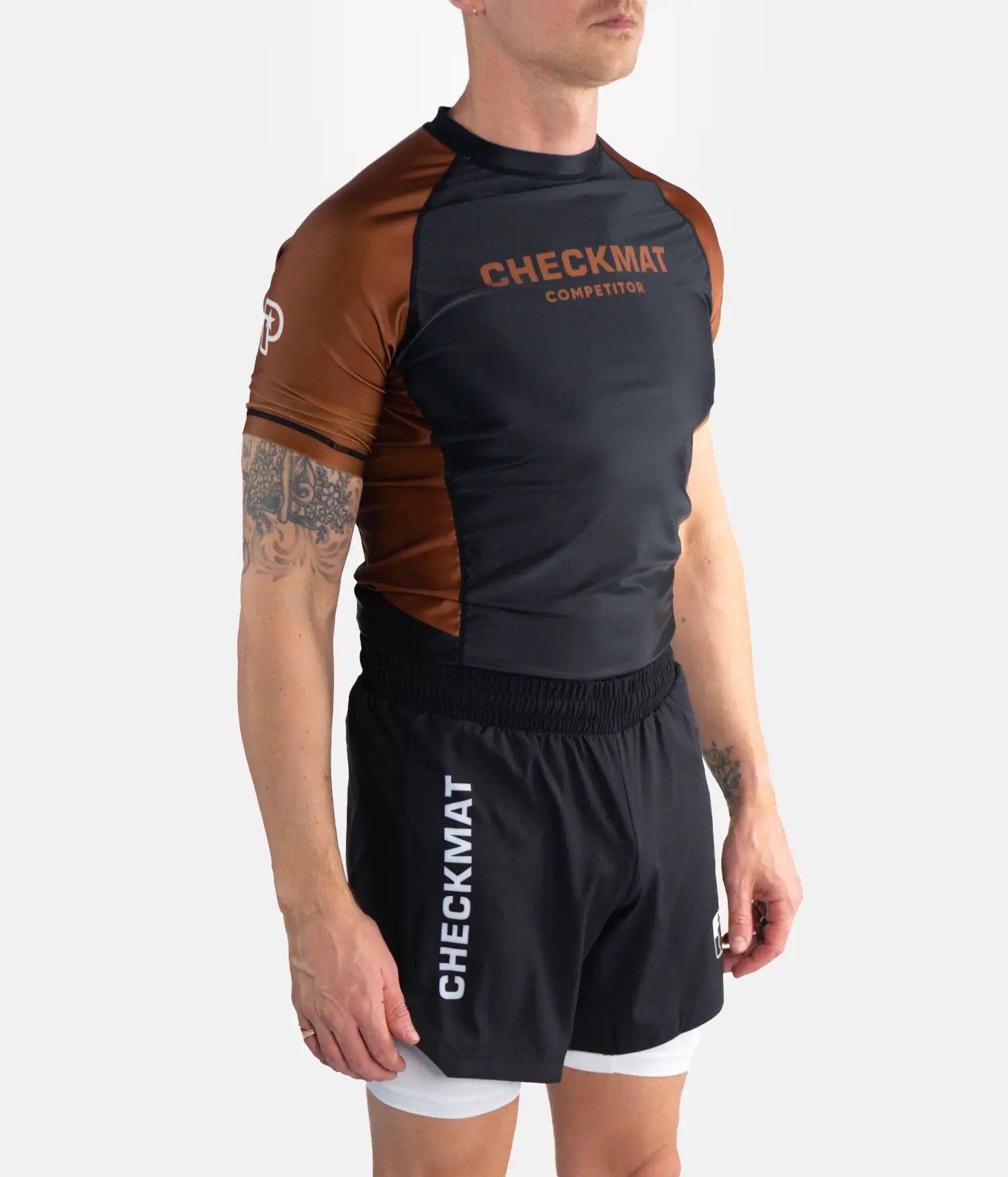 Checkmat Ranked Rashguard - Brown Rashguard
