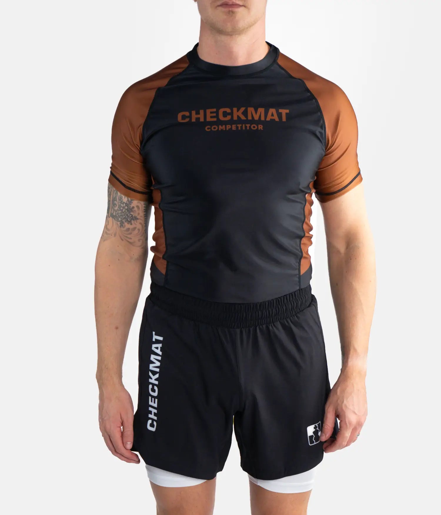 Checkmat Ranked Rashguard - Brown Rashguard