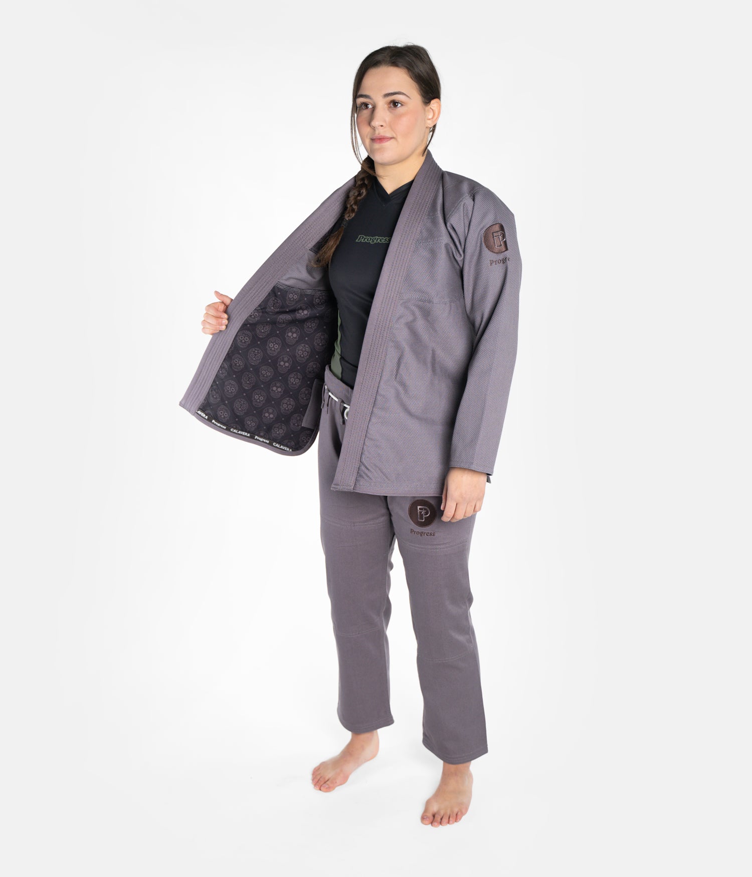 Women's Calavera Gi - Brown Kimono