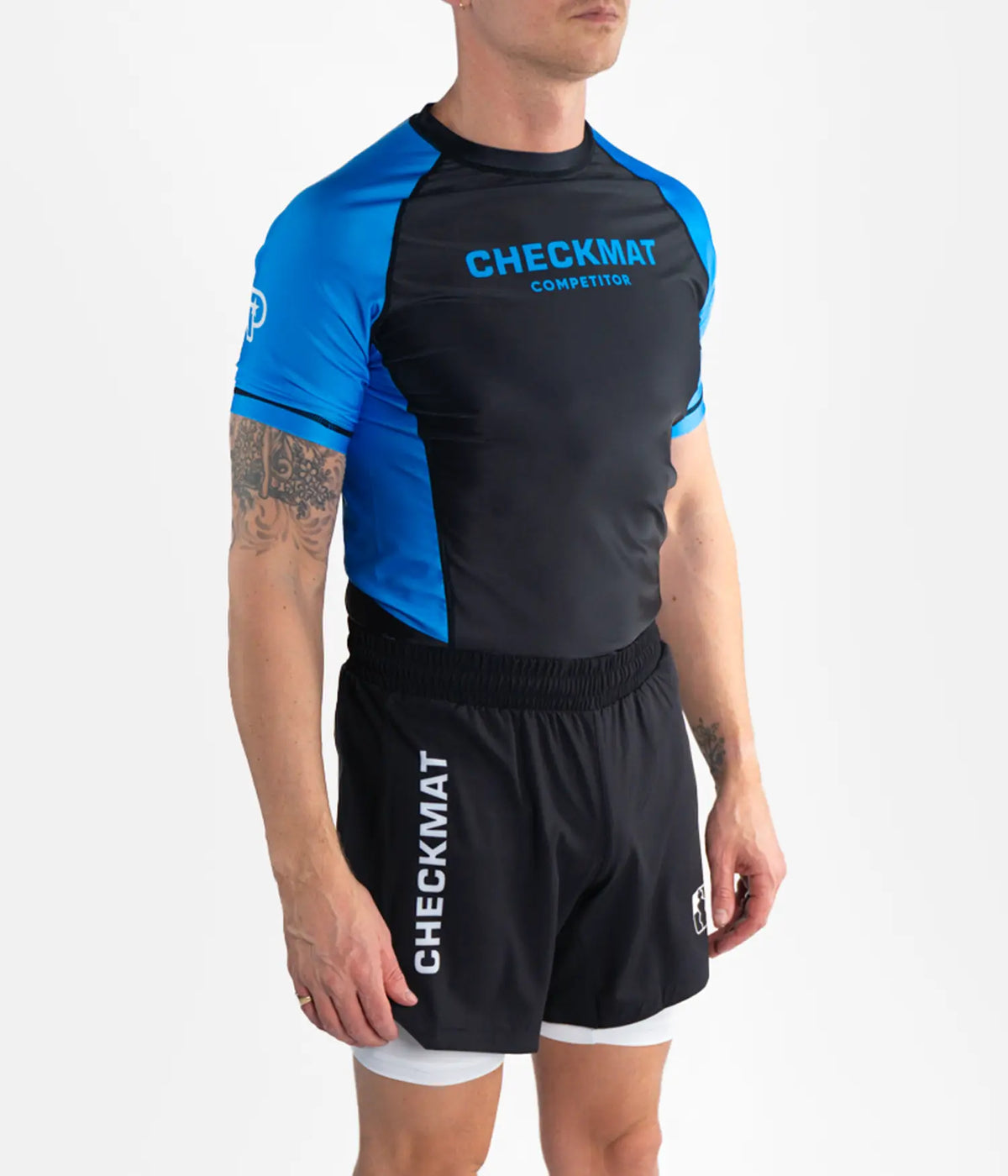 Checkmat Ranked Rashguard - Blue Rashguard