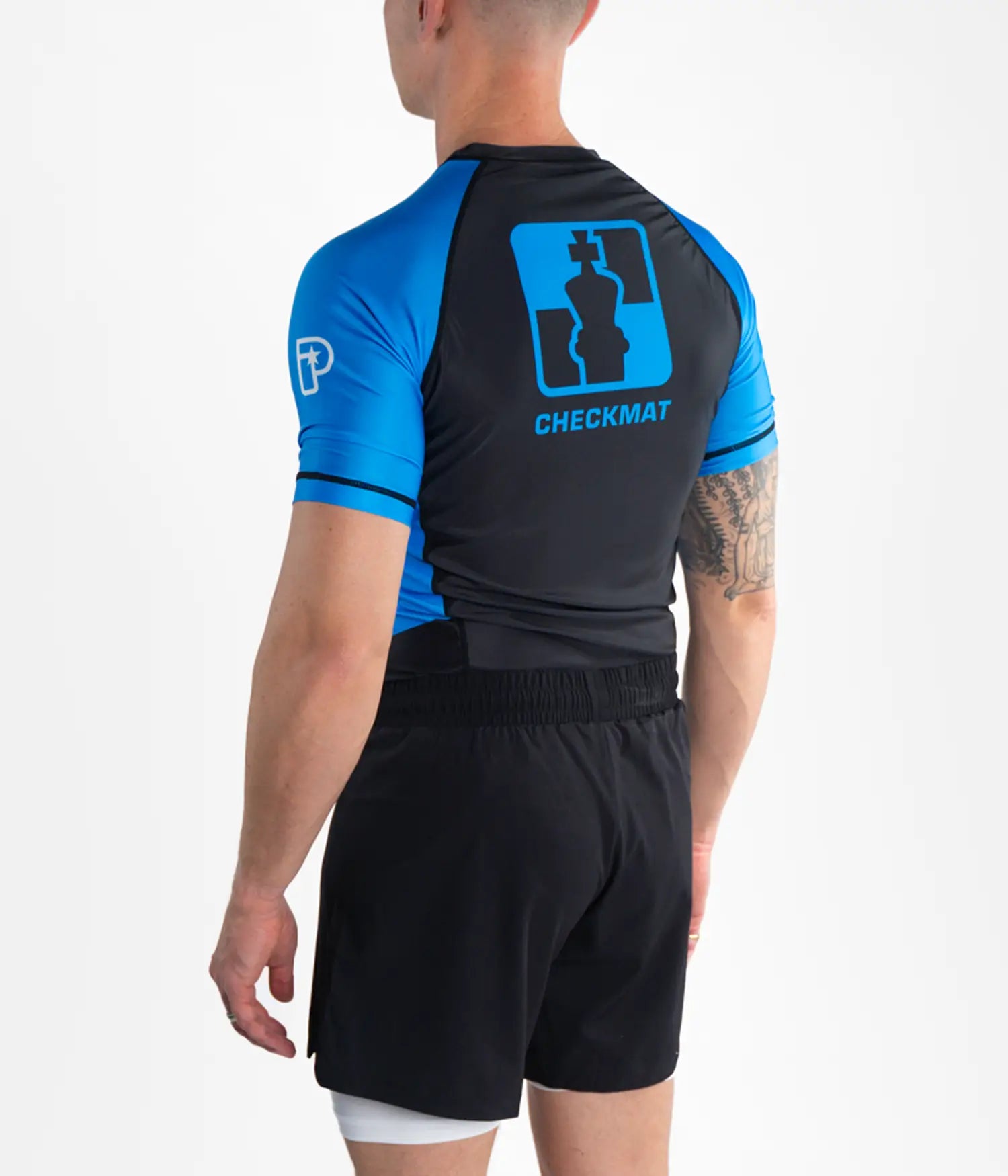 Checkmat Ranked Rashguard - Blue Rashguard
