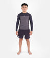 Kids Calavera Rashguard Longsleeve - Brown Rashguard