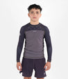 Kids Calavera Rashguard Longsleeve - Brown Rashguard