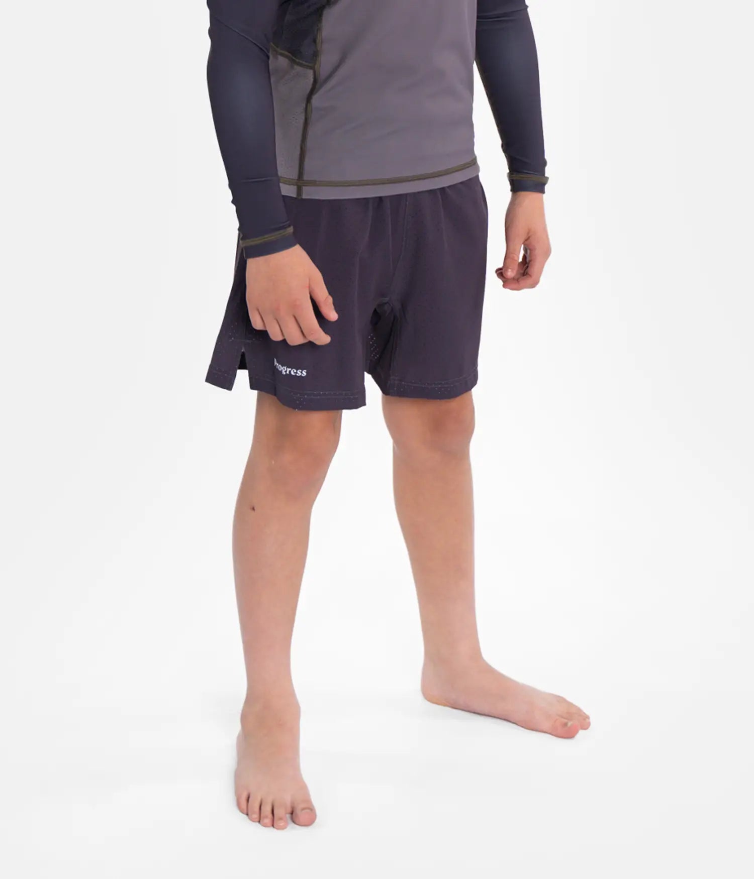 Kids Calavera Hybrid Shorts - Brown Shorts