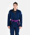 Women's Academy Gi - Navy (with FREE Whitebelt) Kimono F1