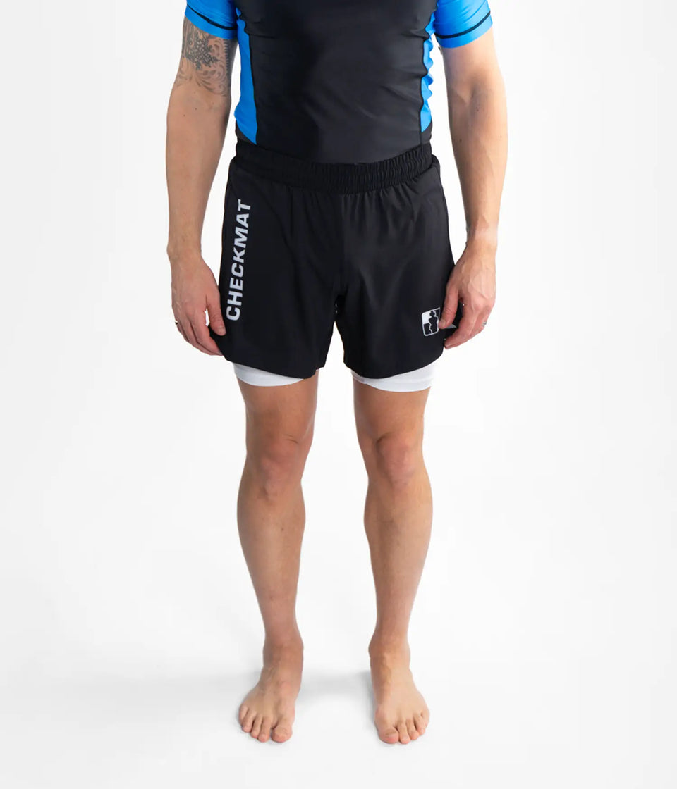 Checkmat Club Hybrid Shorts - Black Shorts