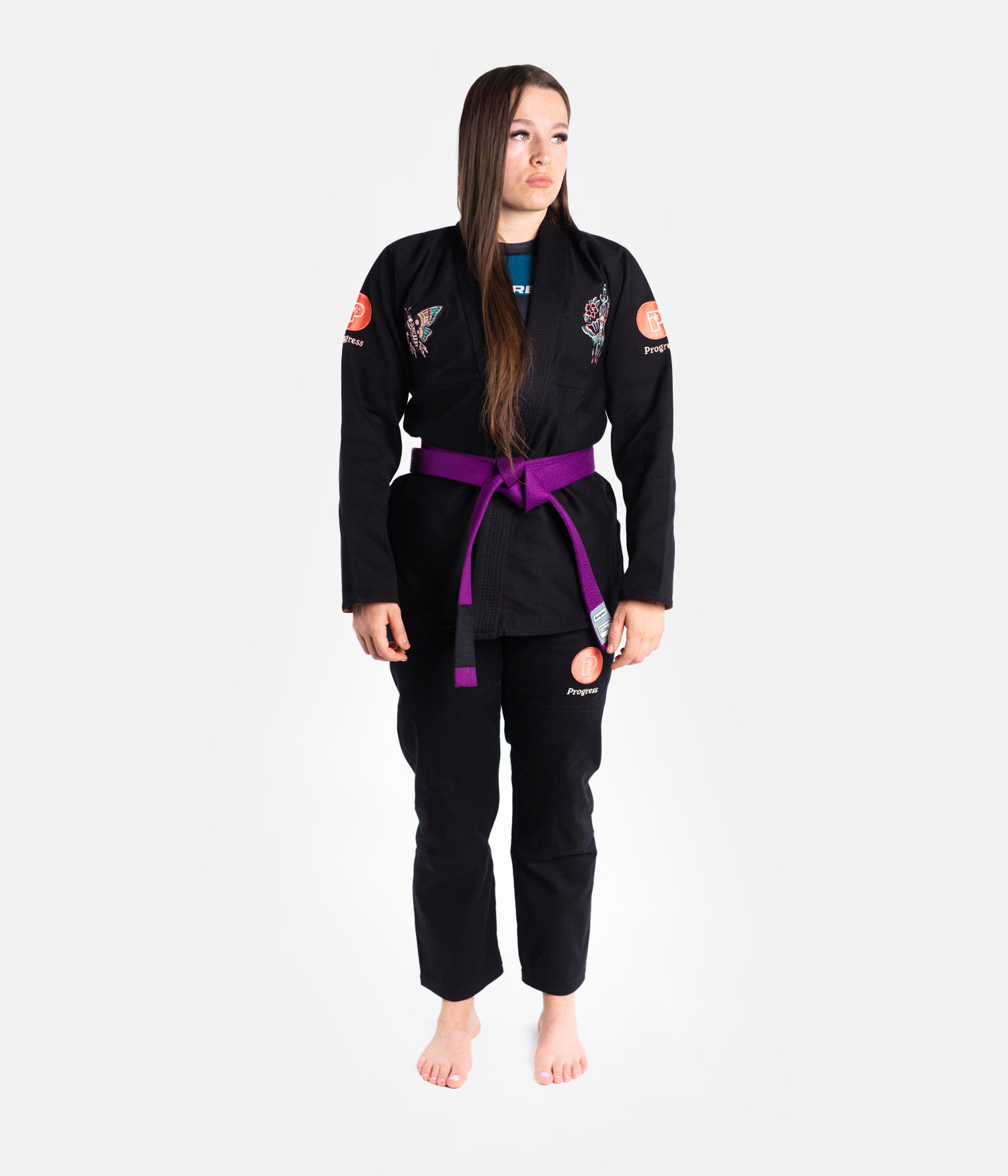 Ladies Sugar Skull Gi - Black