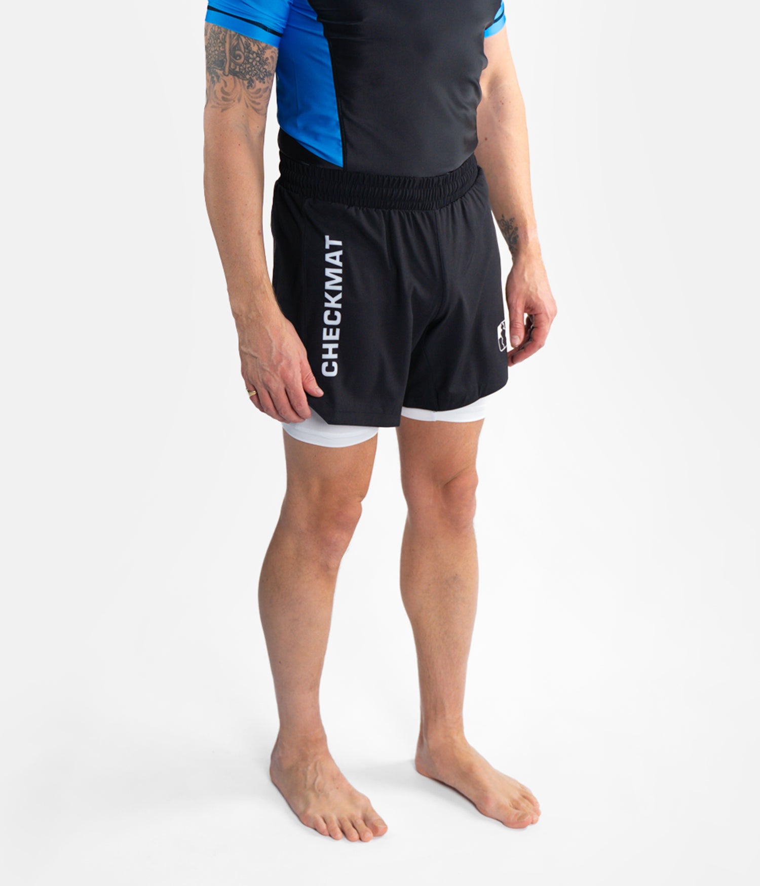 Checkmat Club Hybrid Shorts - Black Shorts
