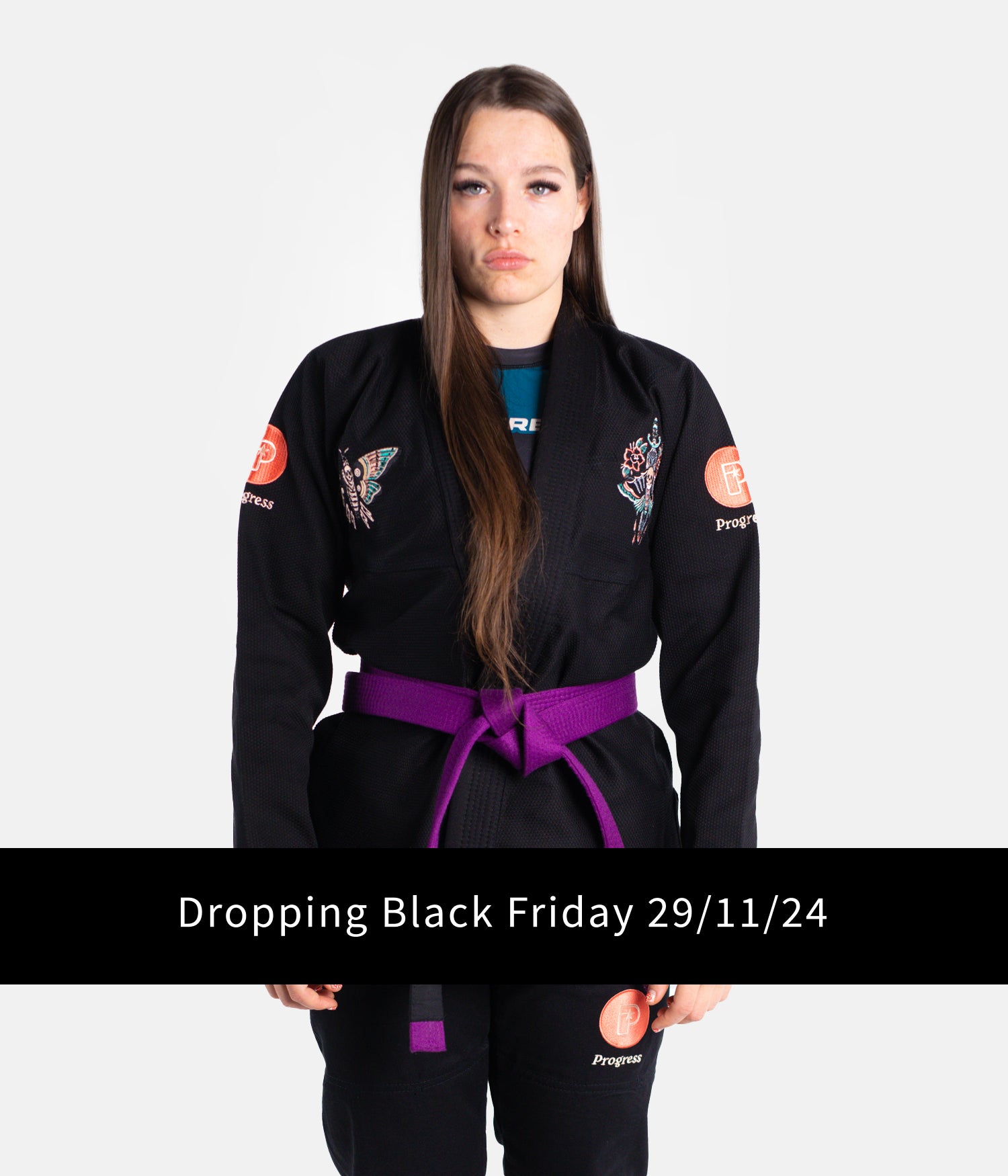 Ladies Sugar Skull Gi - Black