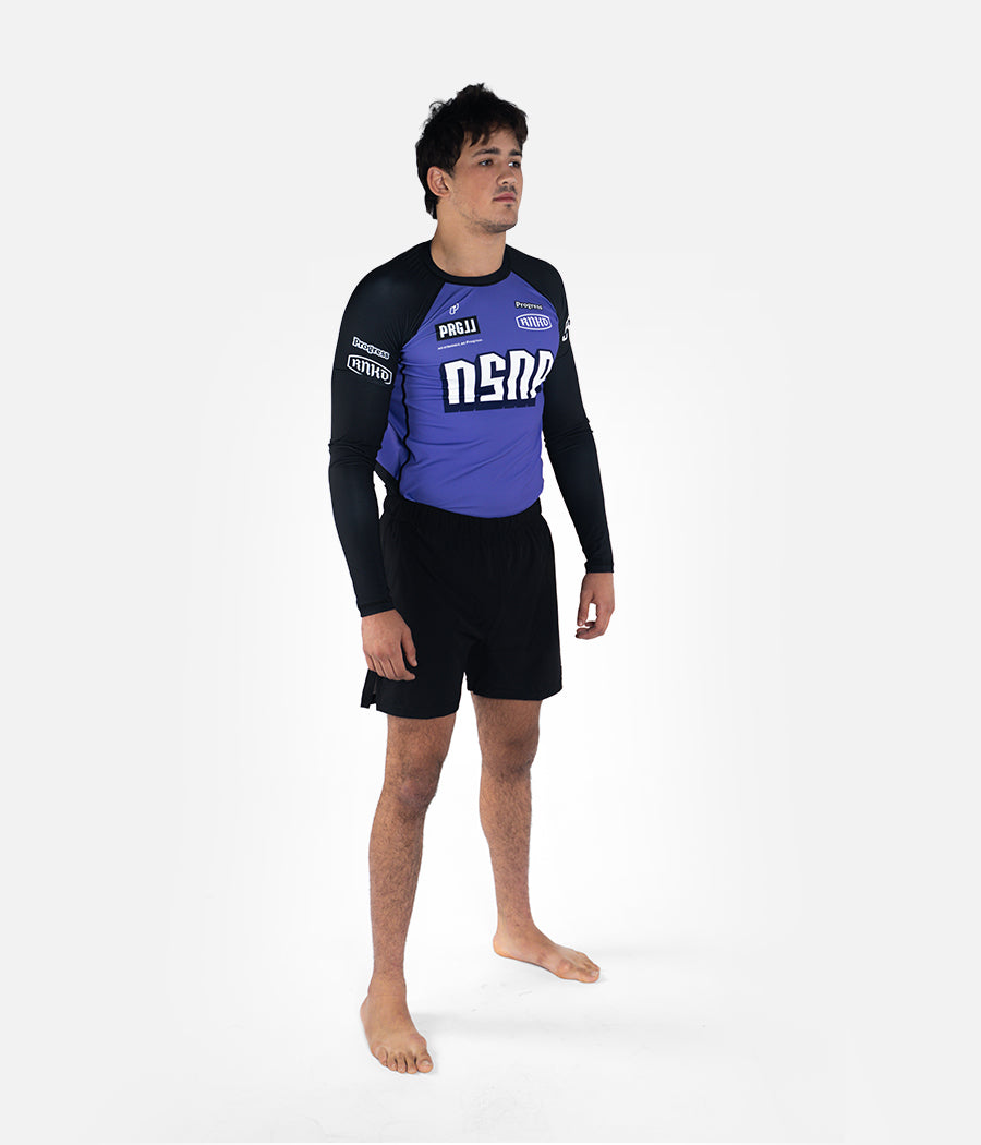 NSNP Ranked Rashguard Longsleeve - Purple Rashguard